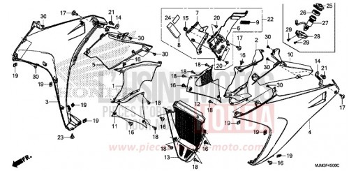 MITTLERER WINDLAUF VFR800FE de 2014